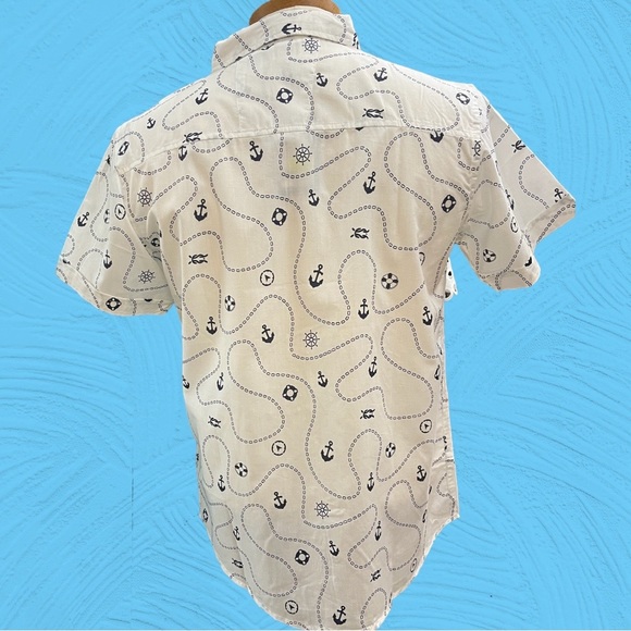 NWT Blue & White Nautical Cotton Blend European Slim Fit. Multiple sizes - Picture 2 of 7